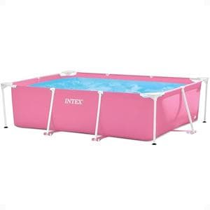 INTEX Metal Frame 7 ft x 5 ft x 23.5 in Above Ground Pool Set, Rectangular Swimming Pool with Steel Frame at AMAZON $94.89 is now $51.20 - 46% OFF - $51.20 (Was $94.89)