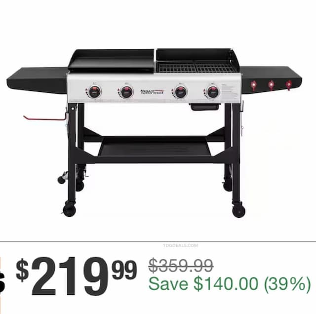 $359.99 ROYAL GOURMET GRILL AND GRIDDLE COMBO FOR $219.99 at GO $359.99 is now $219.99 - 39% OFF· GO.SYLIKES.COM