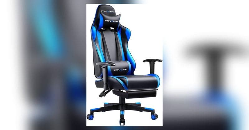 GTPLAYER Gaming Chair with Footrest at AMAZON $140.00 is now $66.00 - 53% OFF - $66.00 (Was $140.00)
