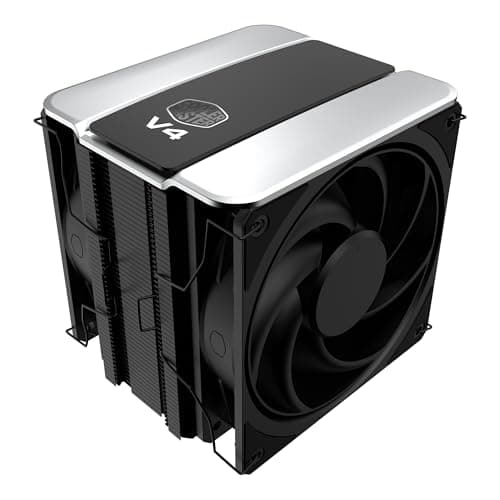 Cooler Master V4 Alpha 3DHP CPU Air Cooler, Single-Tower, Dual PWM Fans FOR $18.99 (Was $49.99) - 62% OFF