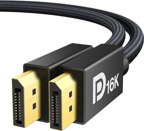 IVANKY 80Gbps Displayport Cable 2.1, 16K DP Cord w/ code ZT8ERJUG +Free shipping with prime or orders + - $8.99